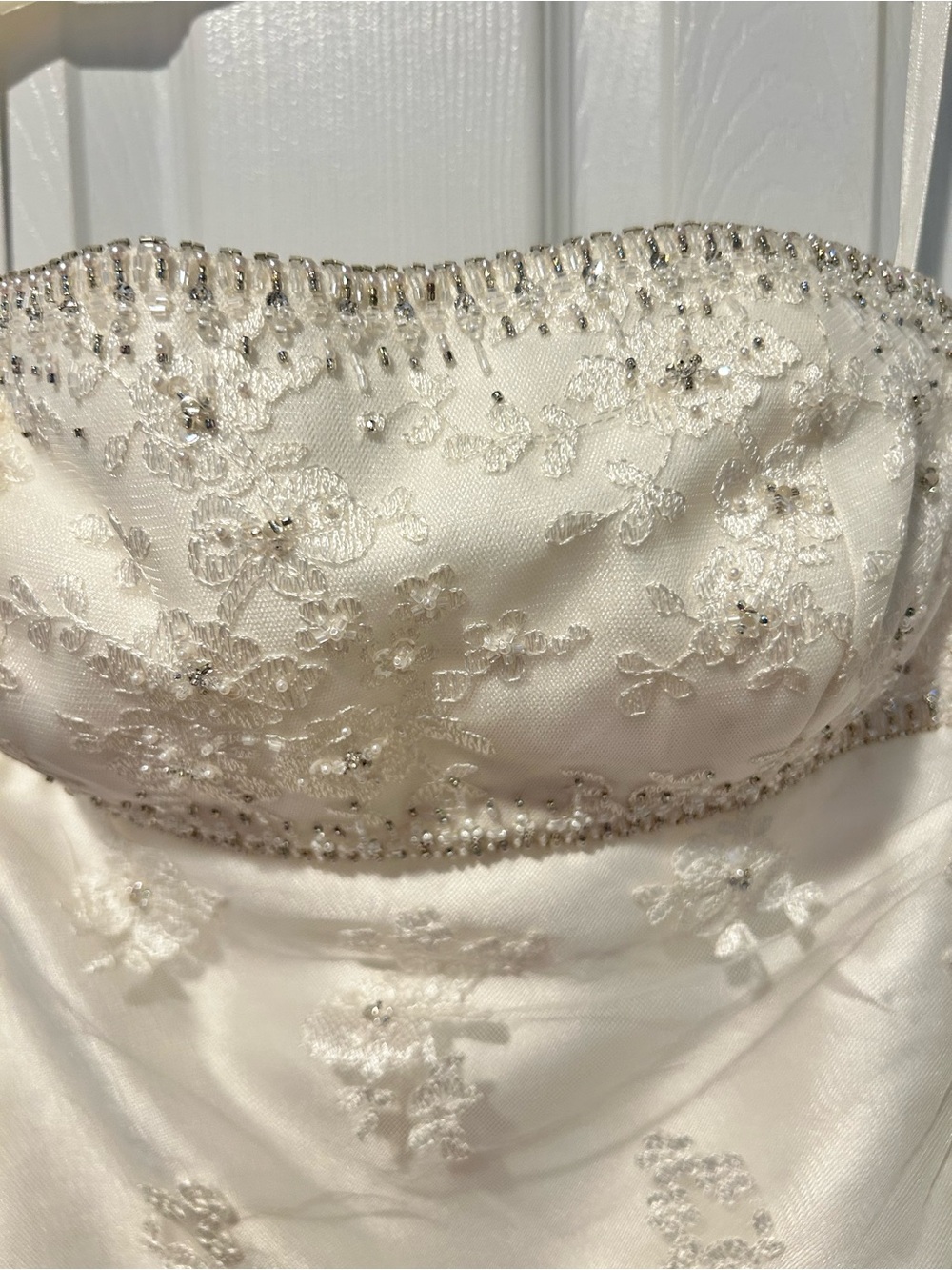 NEW STRAPLESS WEDDING DRESS - Picture 6 of 12